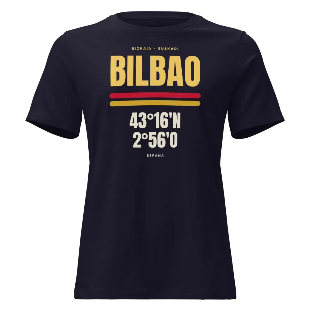 Bilbao · Cartel — Camiseta de mujer