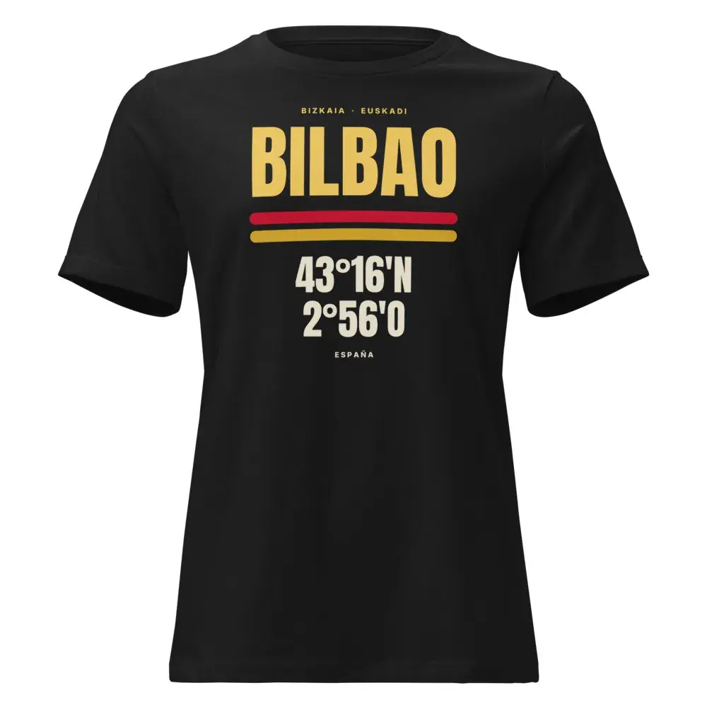Bilbao · Cartel — Camiseta de mujer — Black