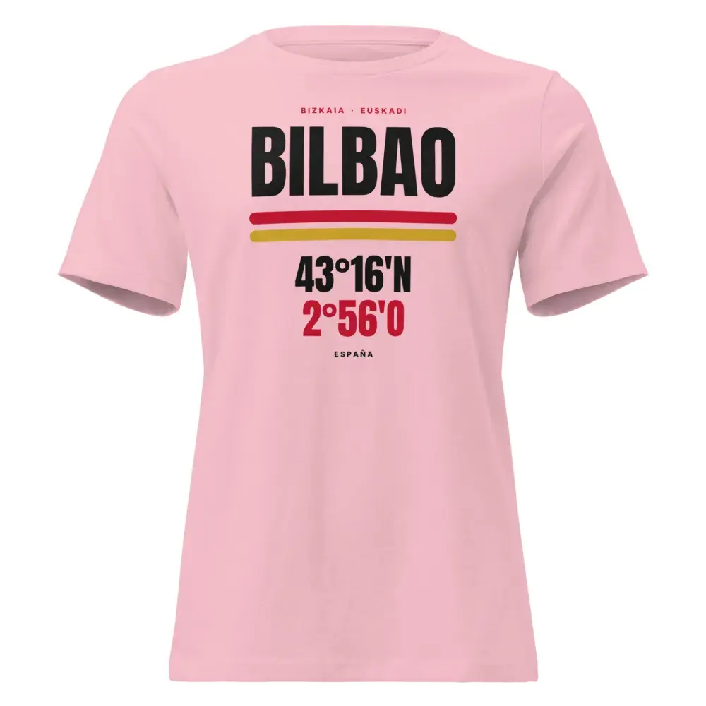Bilbao · Cartel (claro) — Camiseta de mujer