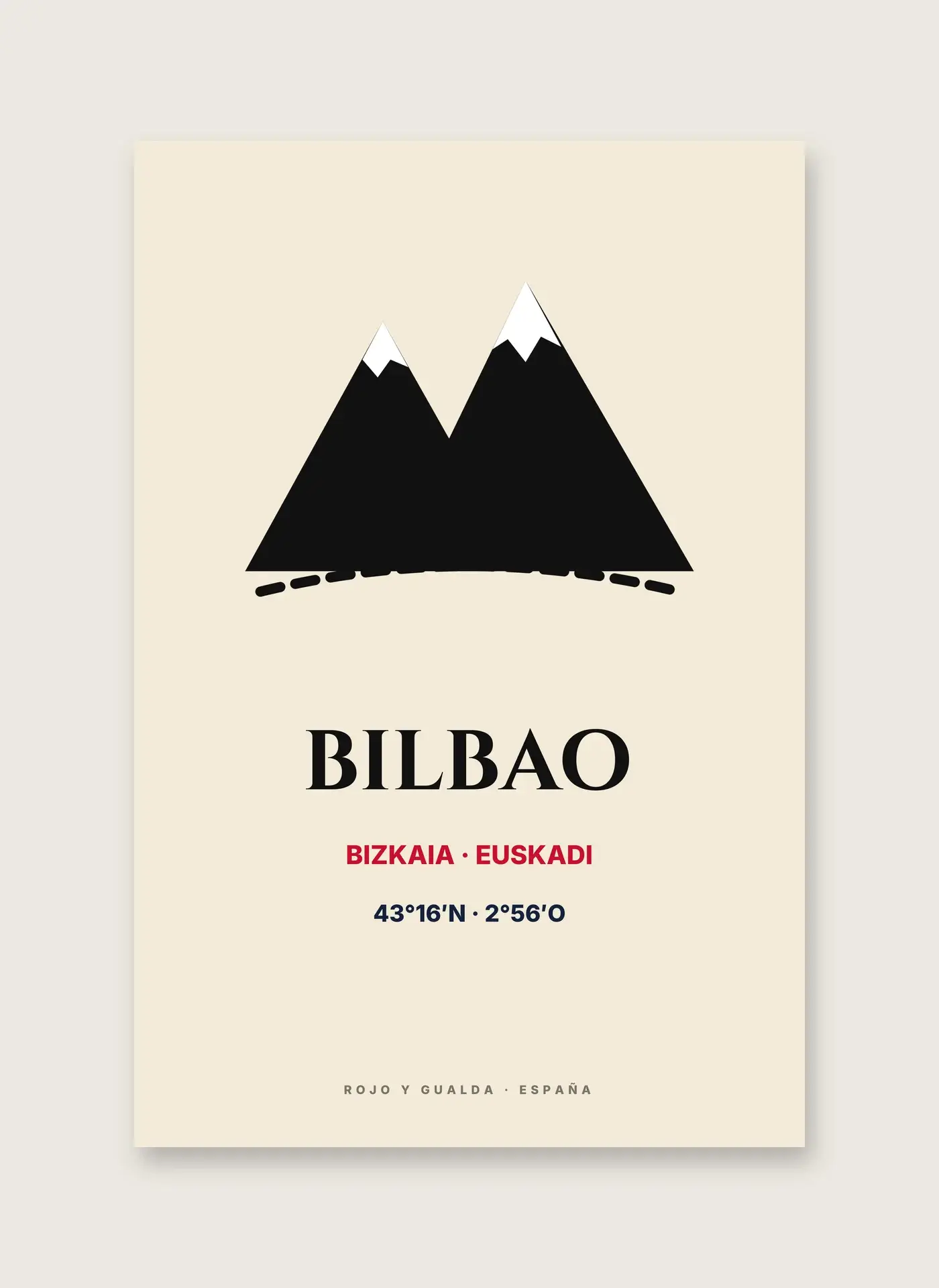 Bilbao — Lámina enmarcada — detalle