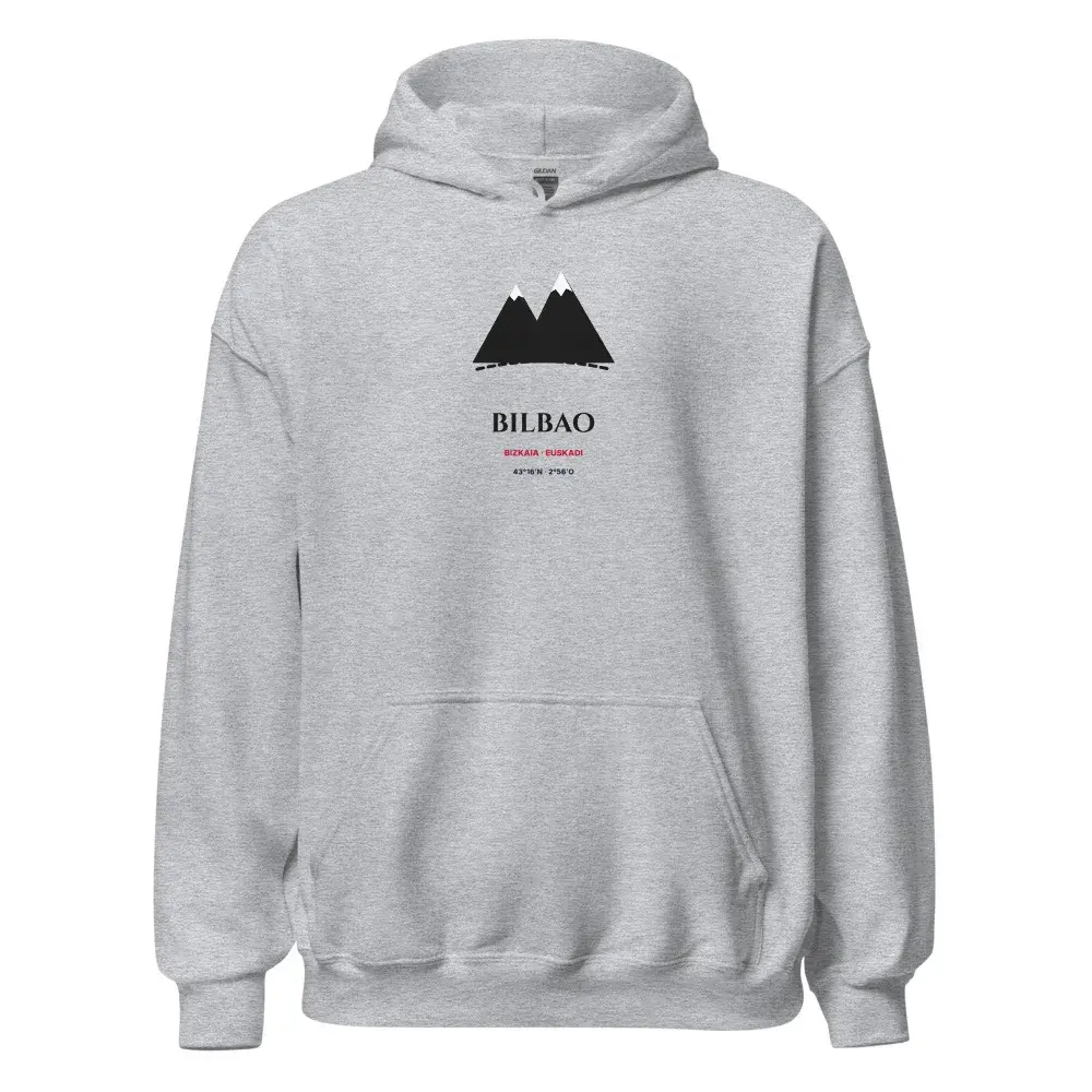 Bilbao — Sudadera con capucha — Sport Grey
