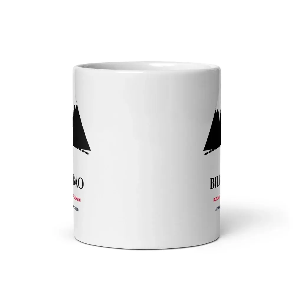 Bilbao — Taza — White — Front view
