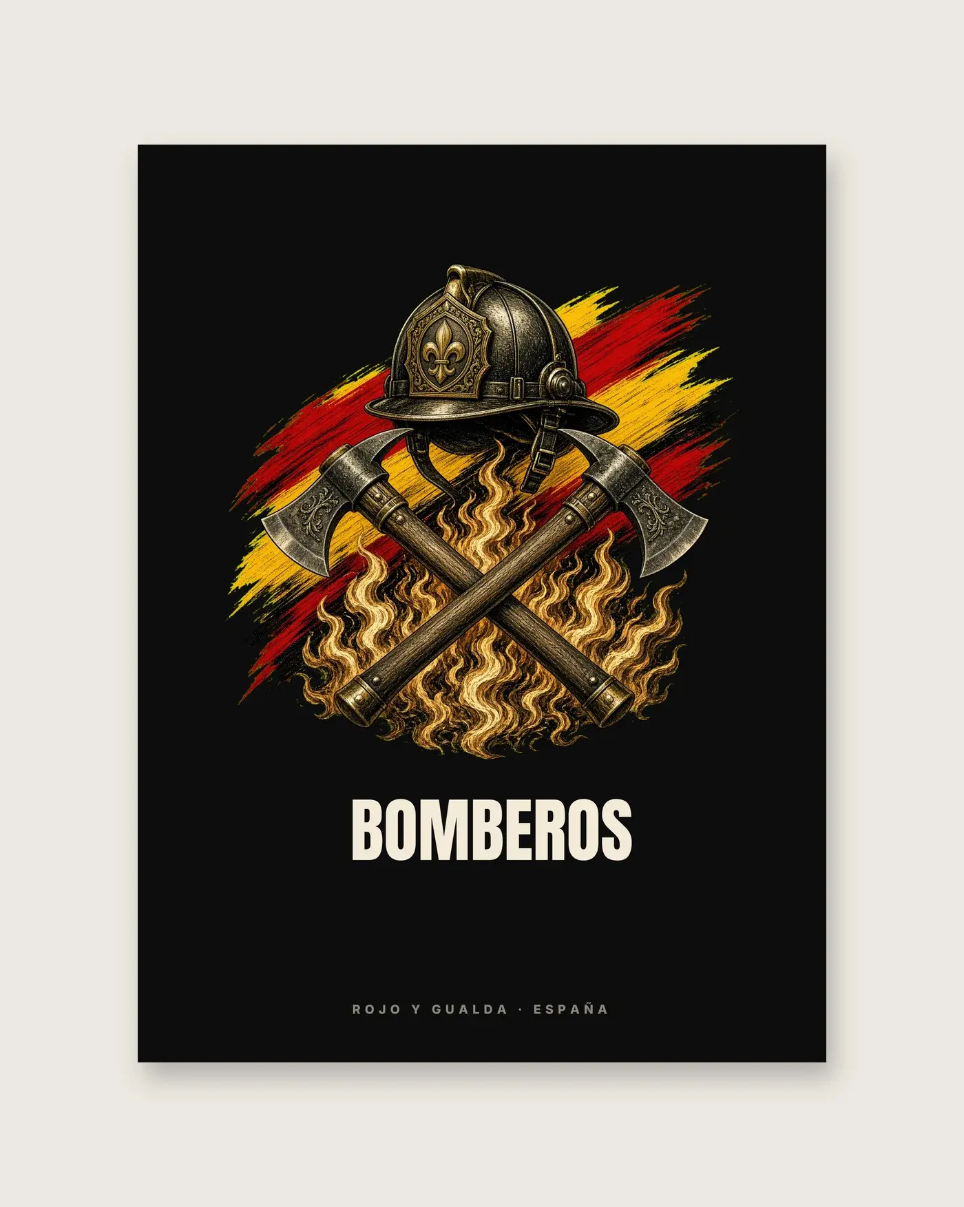 Bomberos · Arte — Póster — detalle