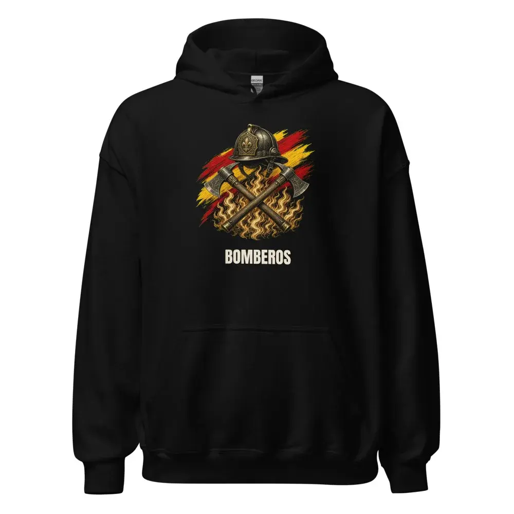 Bomberos · Arte — Sudadera con capucha — Black