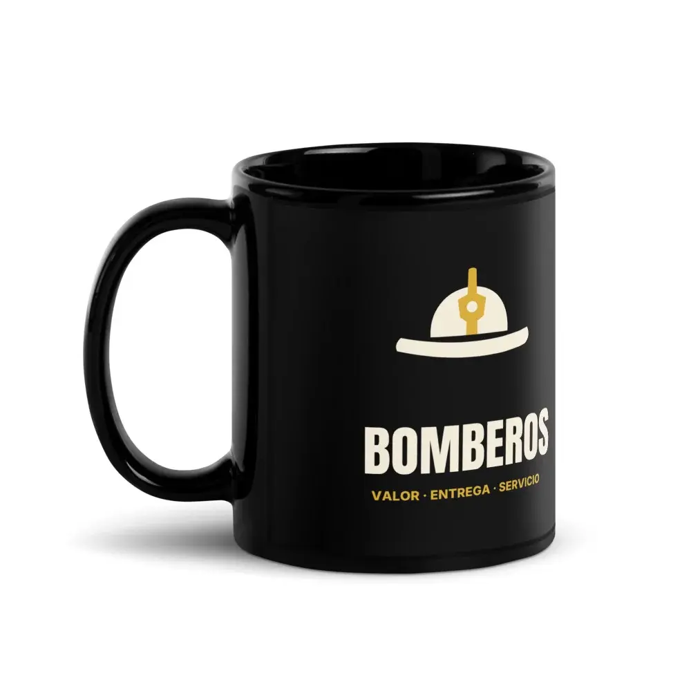 Bomberos Minimal — Taza — Black