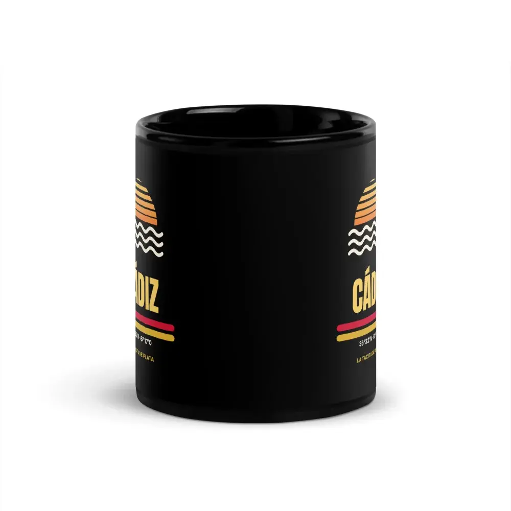 Cádiz — Taza — Black — Front