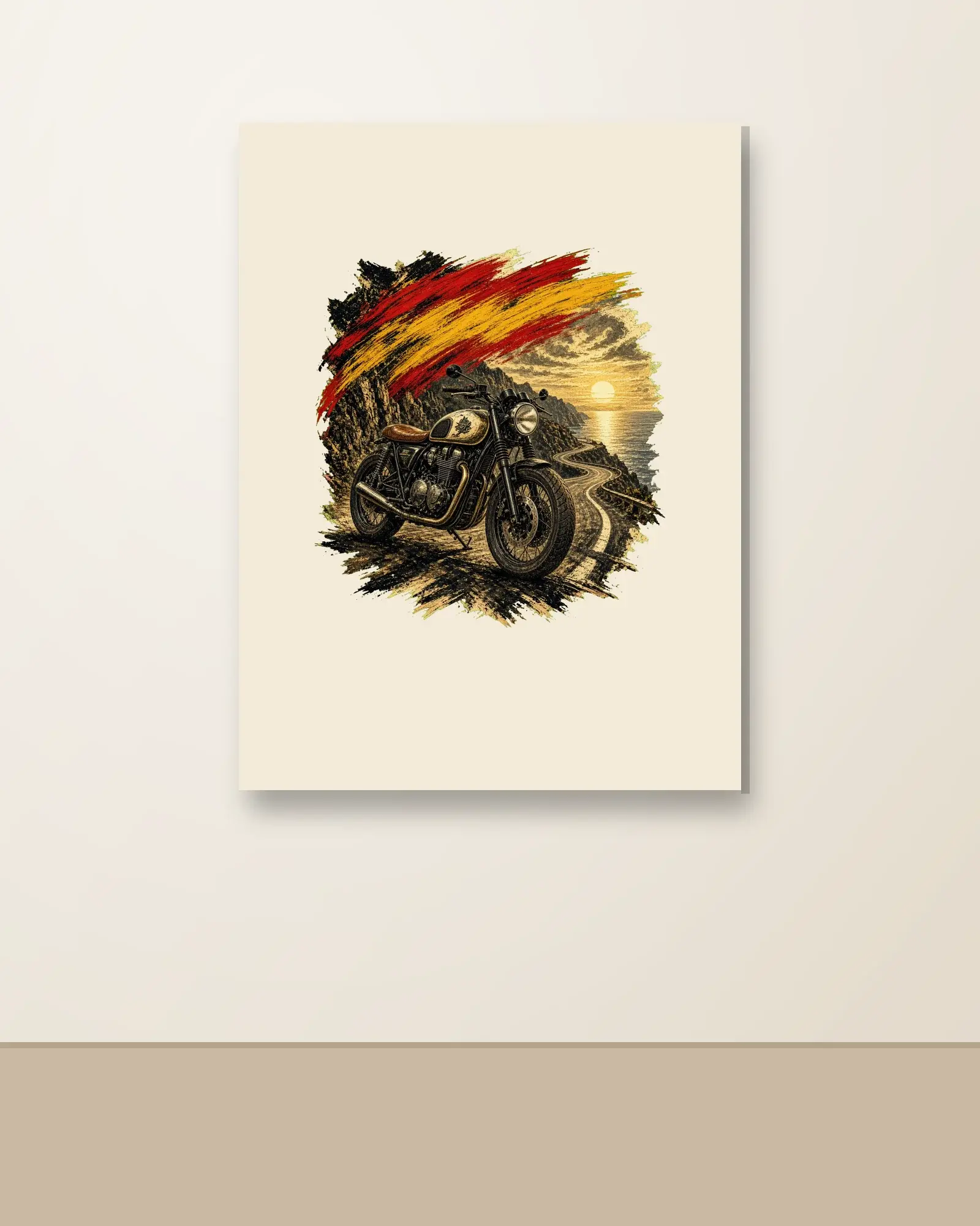 Café Racer · Arte — Lienzo