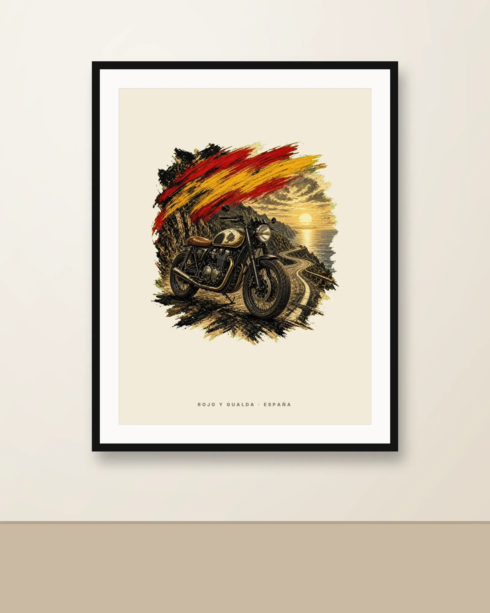 Café Racer · Arte — Póster