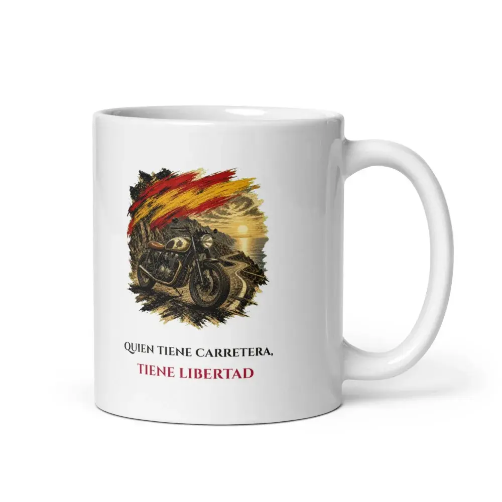 Café Racer · Frase — Taza