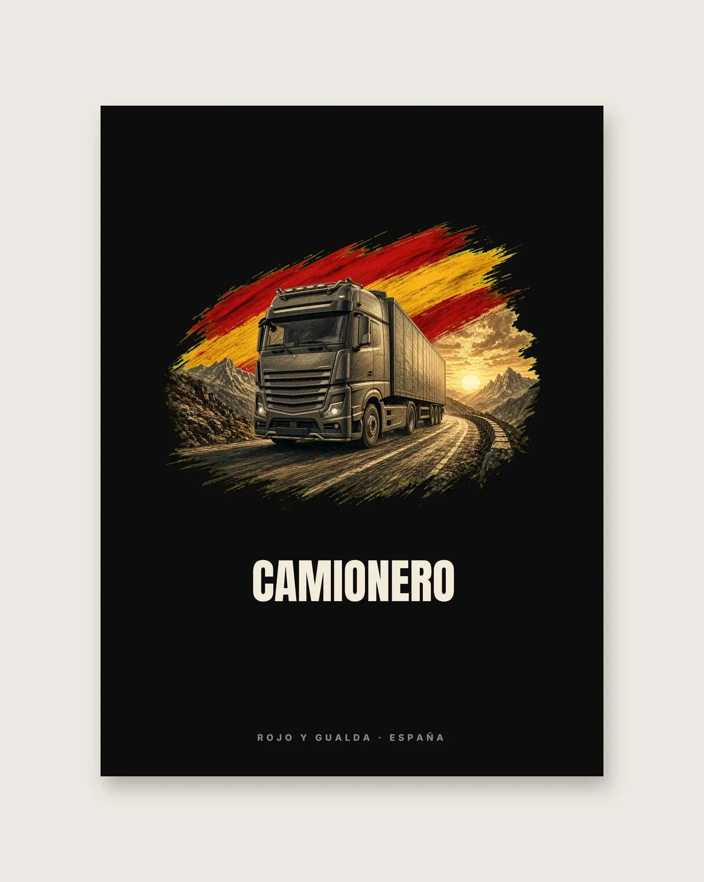 Camionero · Arte — Póster — detalle