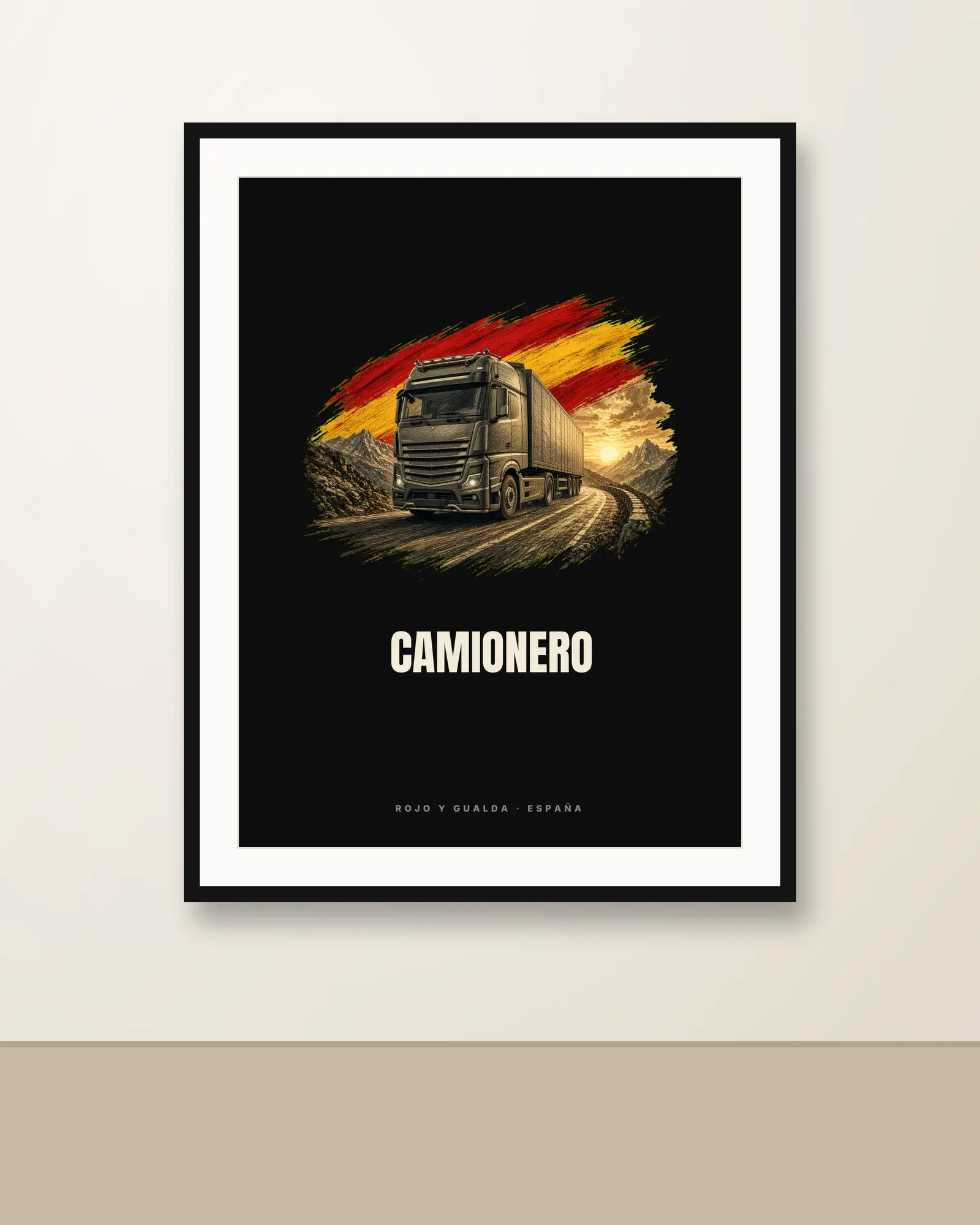 Camionero · Arte — Póster