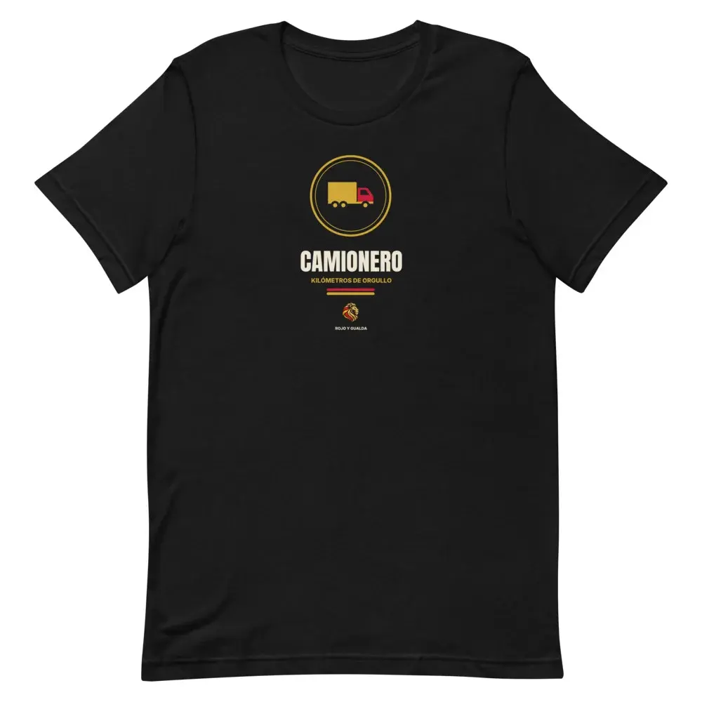 Camionero — Camiseta — Black — Front