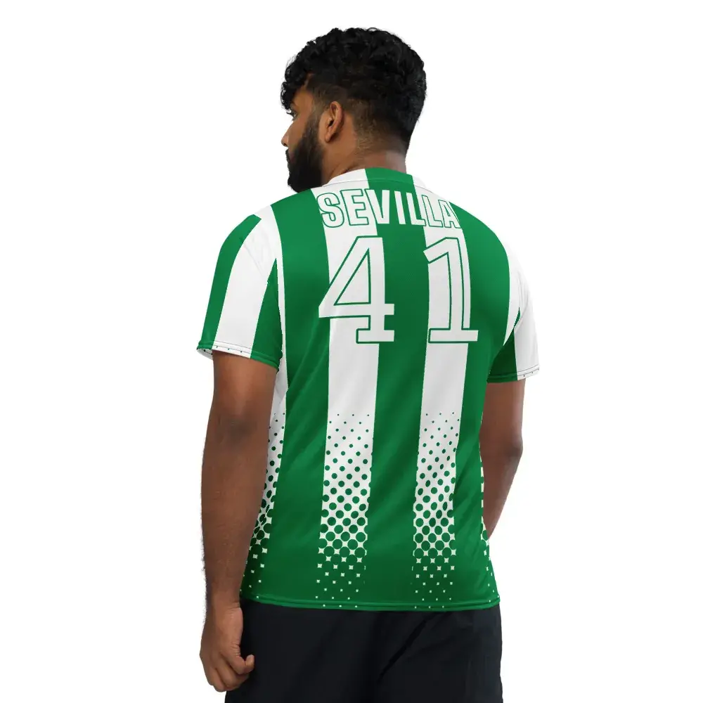 Camiseta de juego Sevilla verdiblanca — Camiseta deportiva