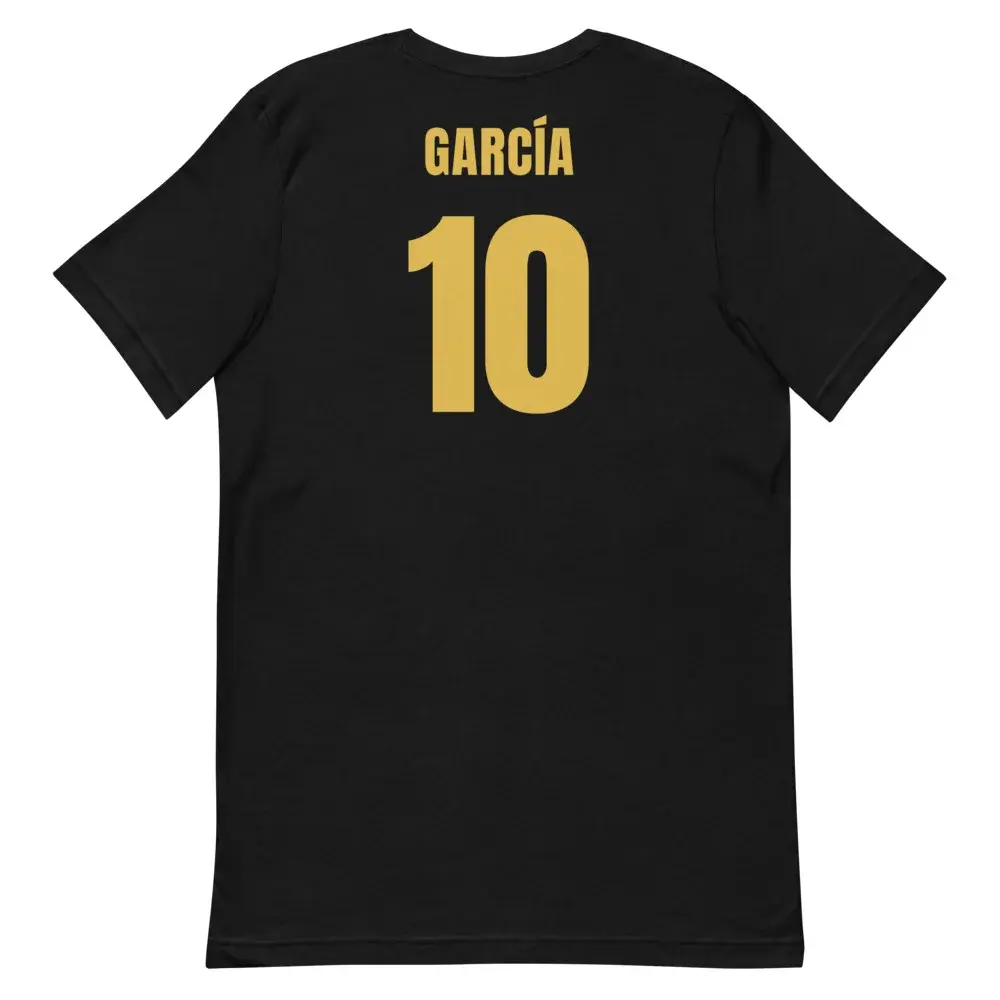 Camiseta Nombre + dorsal — Black — Back