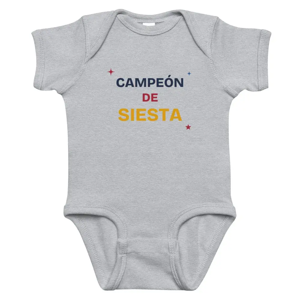 «Campeón de siesta» — Body de bebé