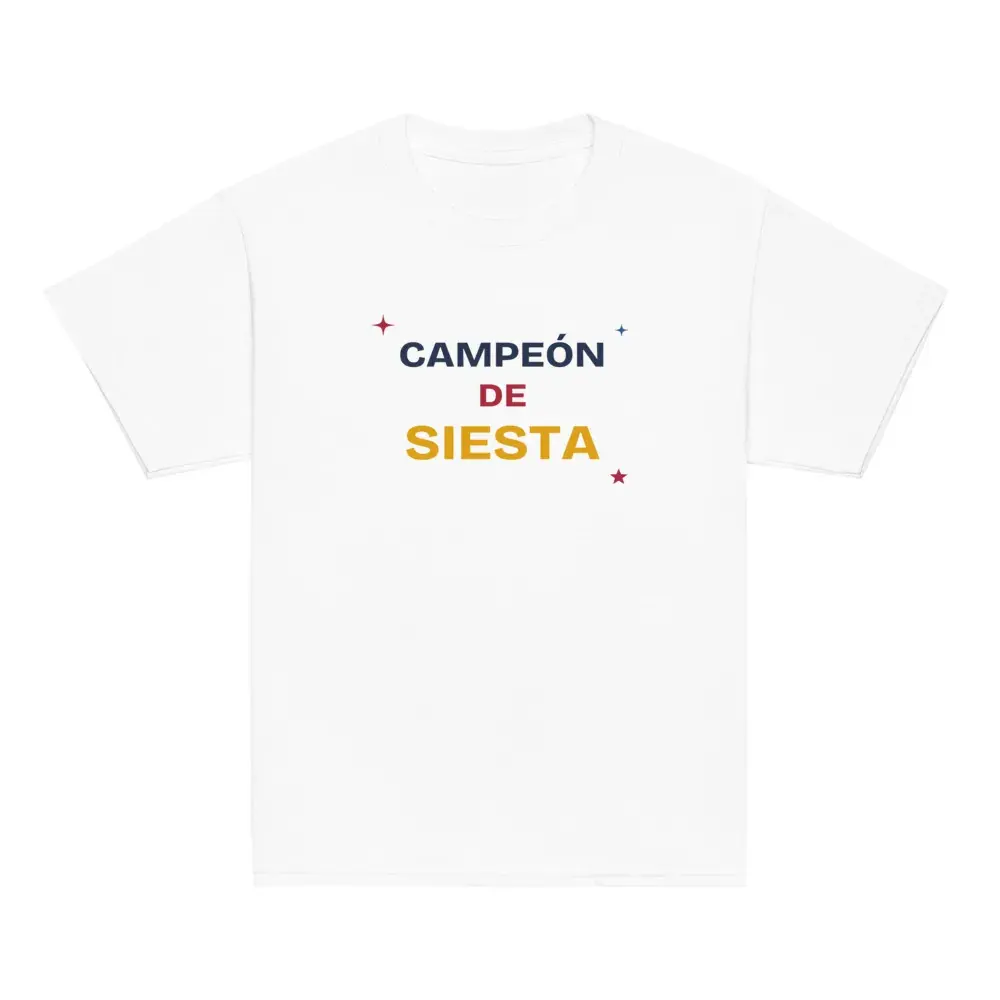 «Campeón de siesta» — Camiseta infantil — White — Front