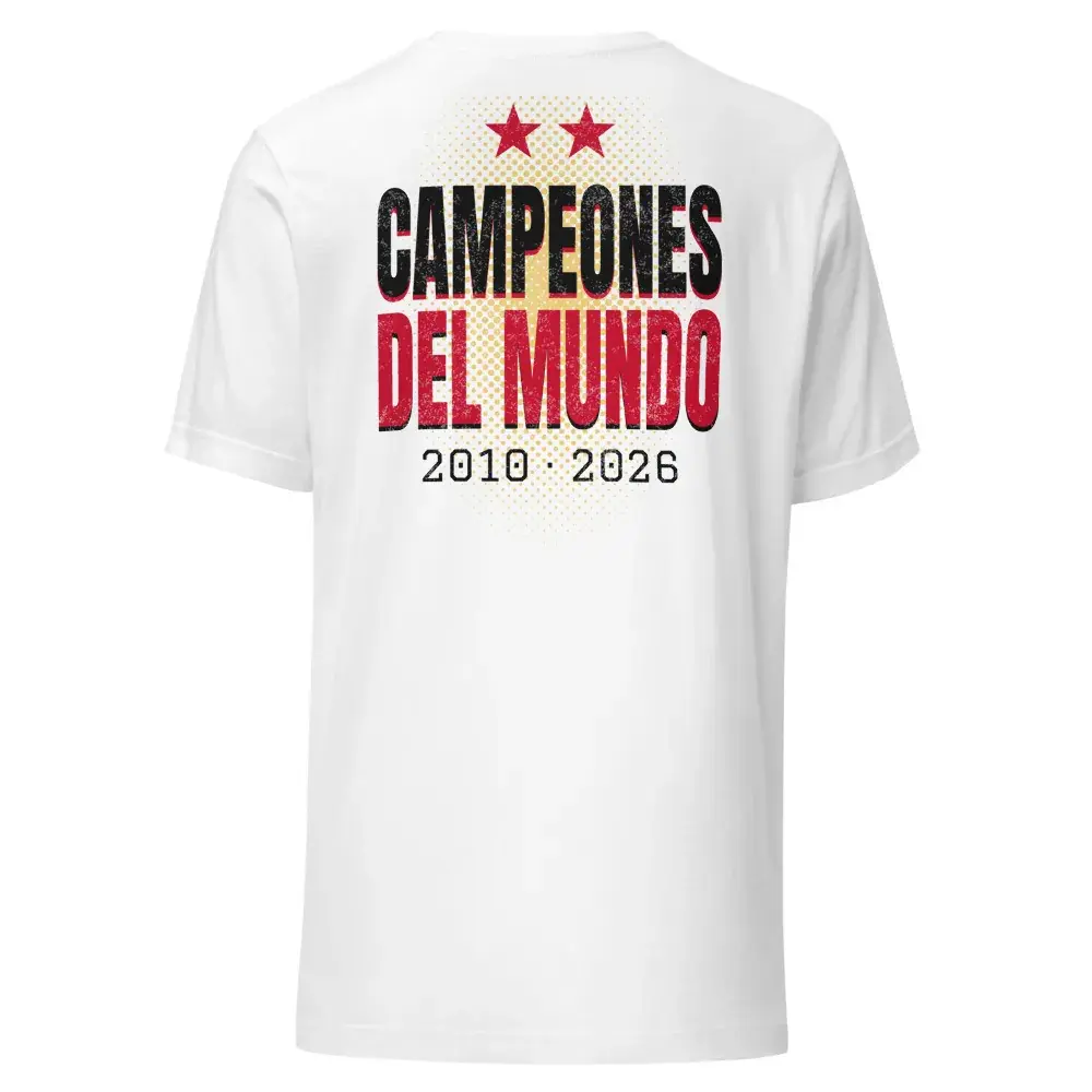 Campeones a la Espalda · Día — Camiseta — White