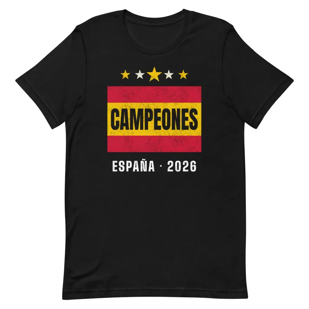Campeones · Bandas — Camiseta — Black — Front
