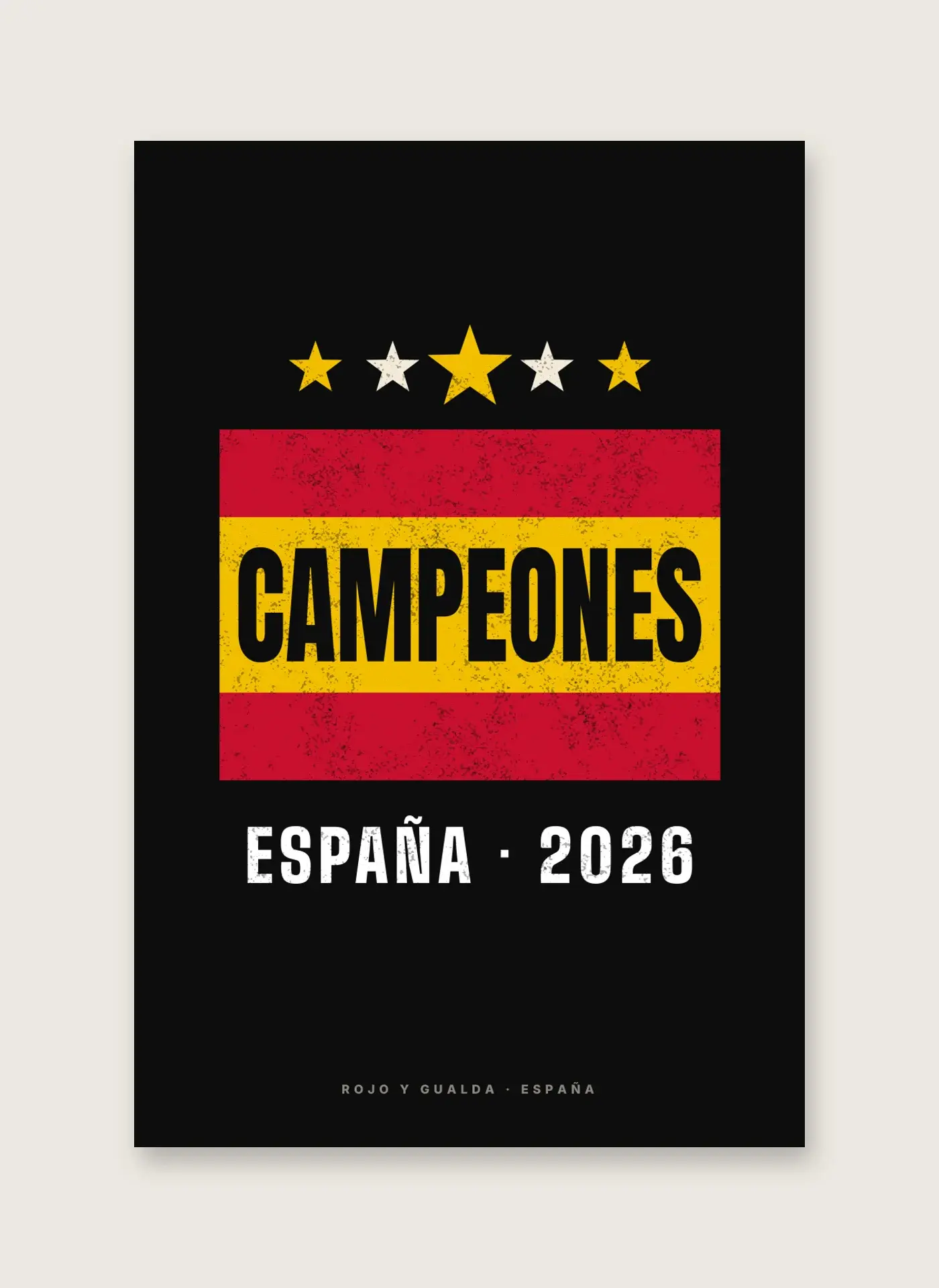 Campeones · Bandas — Lámina enmarcada — detalle