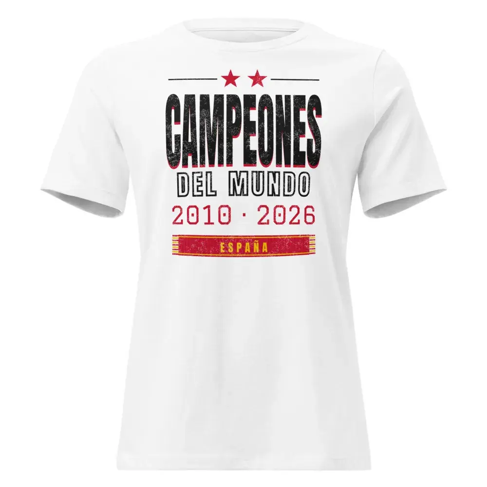 Campeones del Mundo · Día — Camiseta de mujer — White