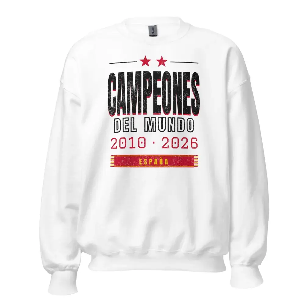Campeones del Mundo · Día — Sudadera — White
