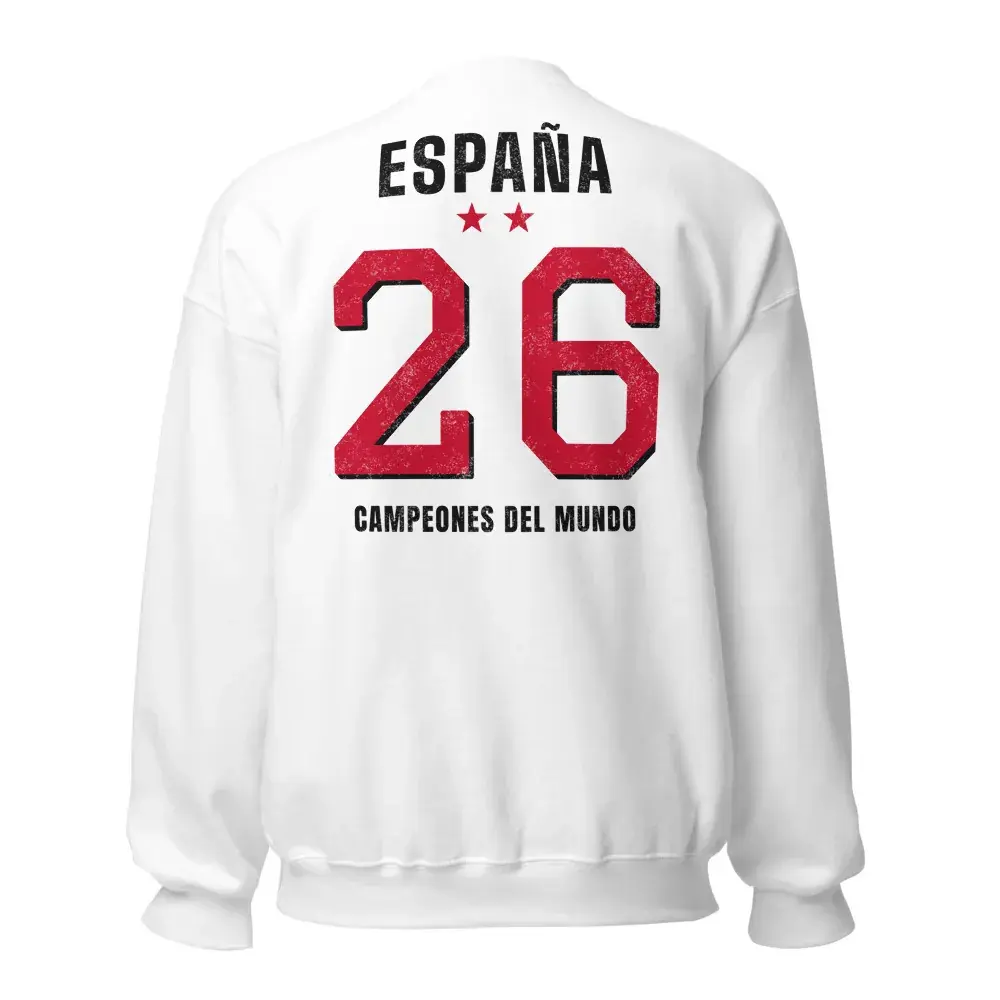 Campeones del Mundo · Día — Sudadera — White