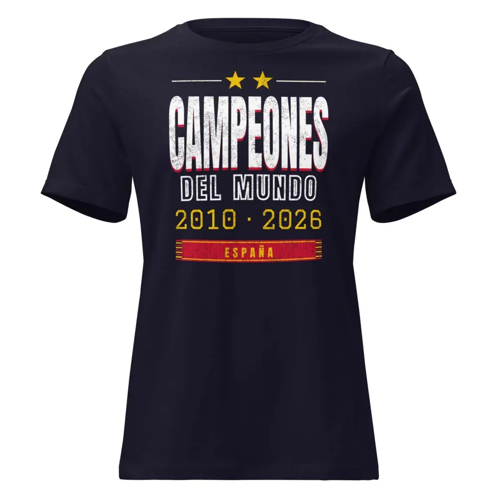 Campeones del Mundo · Noche — Camiseta de mujer