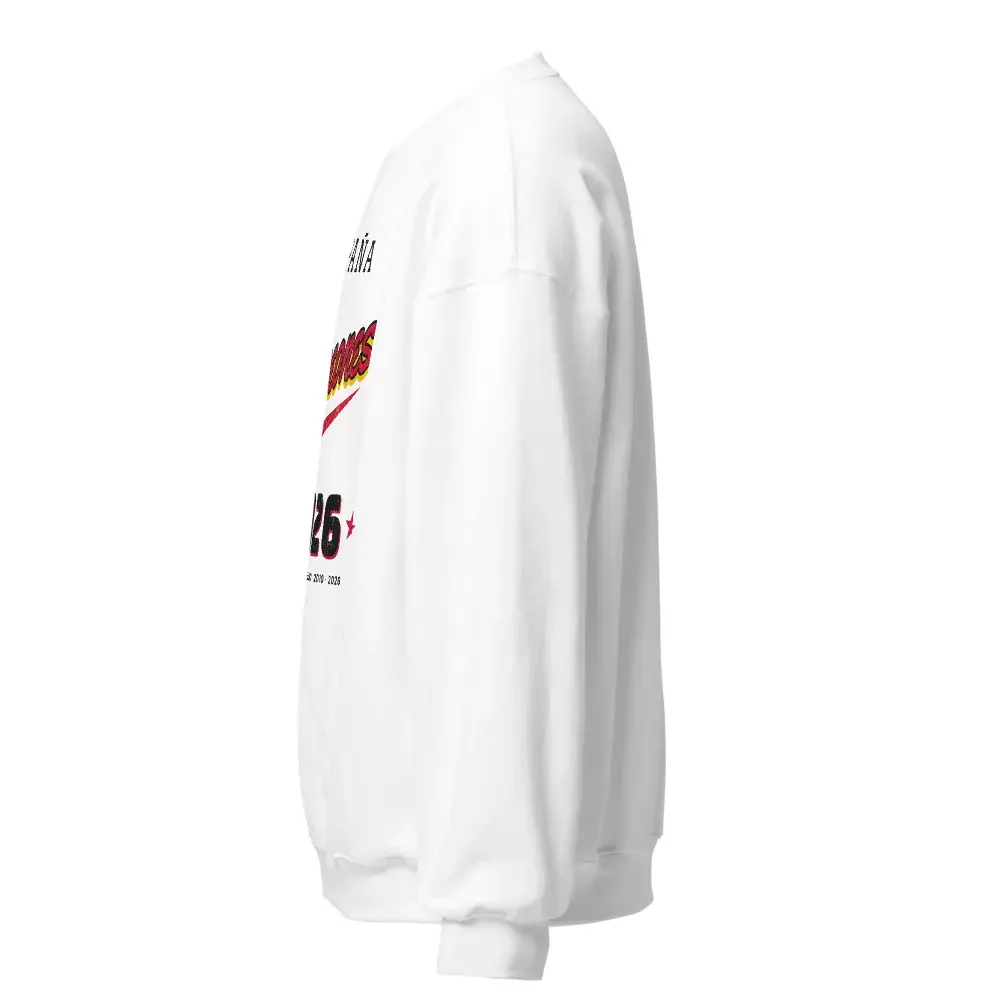Campeones · Letra de camiseta · Día — Sudadera — White — Left