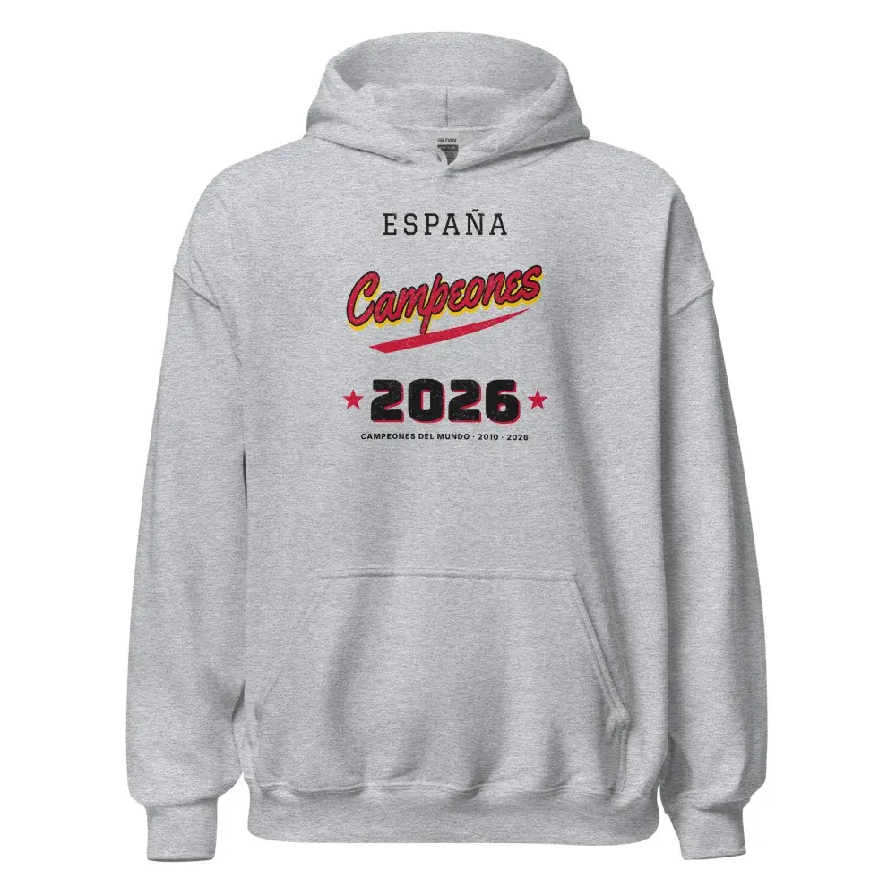 Campeones · Letra de camiseta · Día — Sudadera con capucha