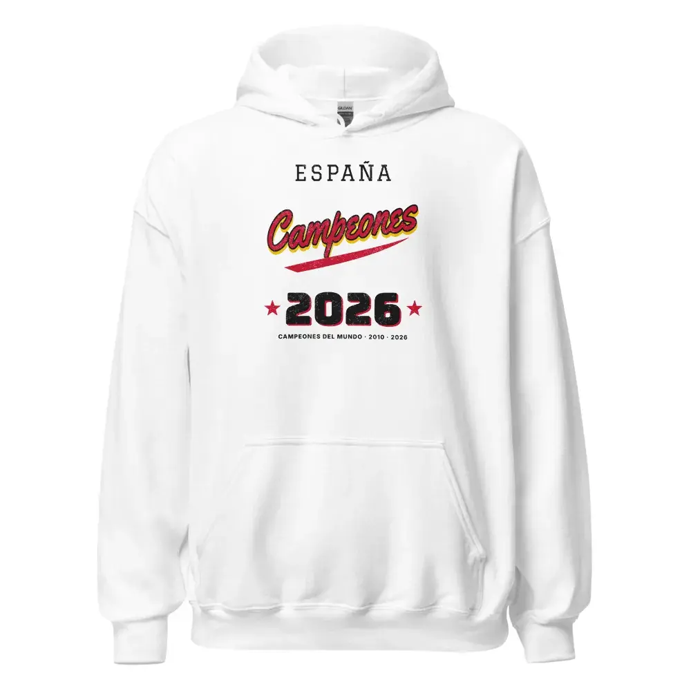 Campeones · Letra de camiseta · Día — Sudadera con capucha