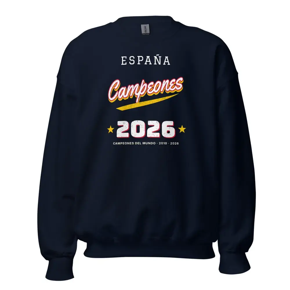 Campeones · Letra de camiseta · Noche — Sudadera