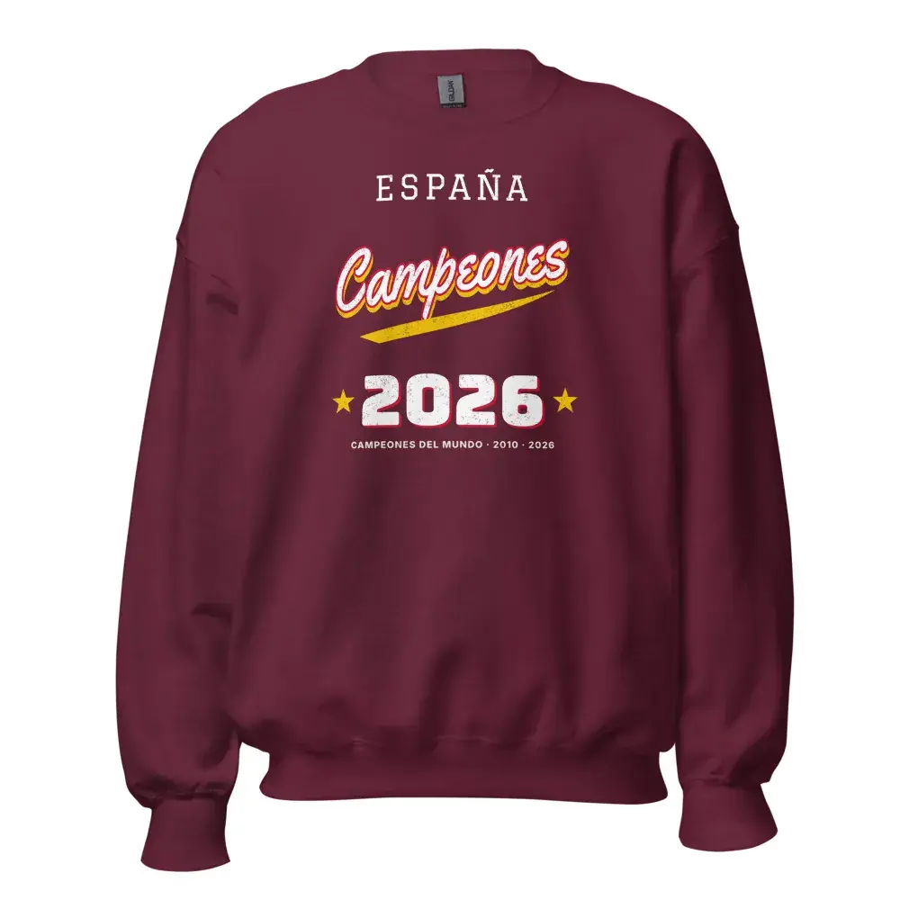 Campeones · Letra de camiseta · Noche — Sudadera