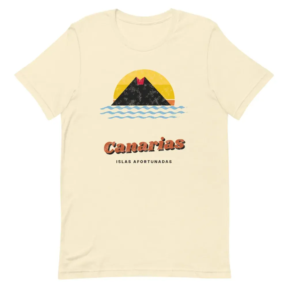 Canarias · Postal — Camiseta — Natural — Front