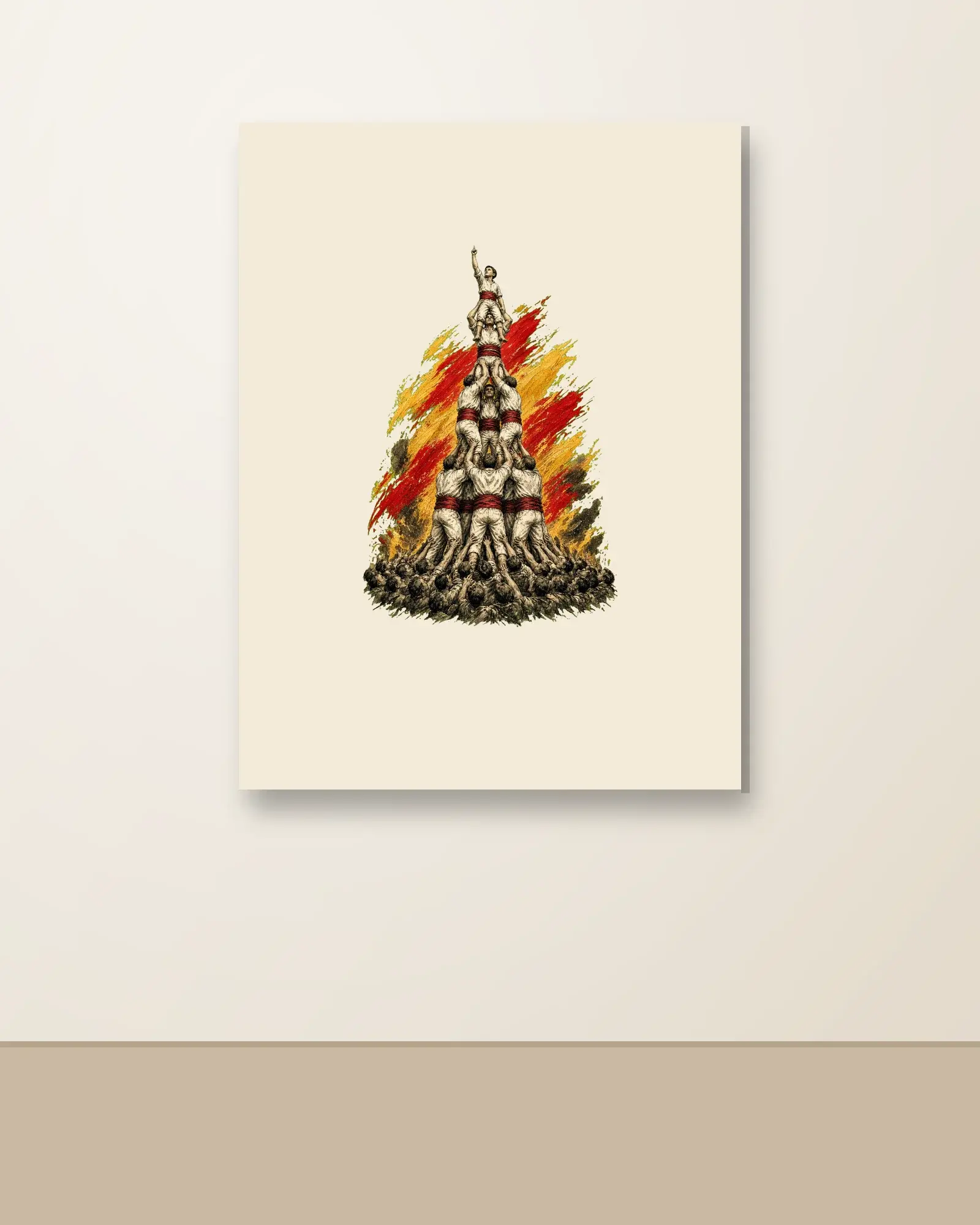 Castellers · Arte — Lienzo