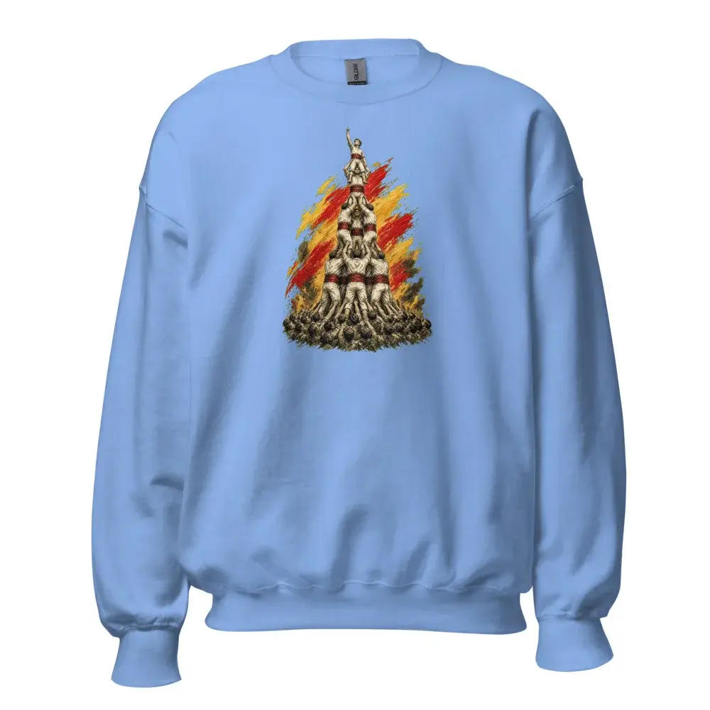 Castellers · Arte — Sudadera — Carolina Blue