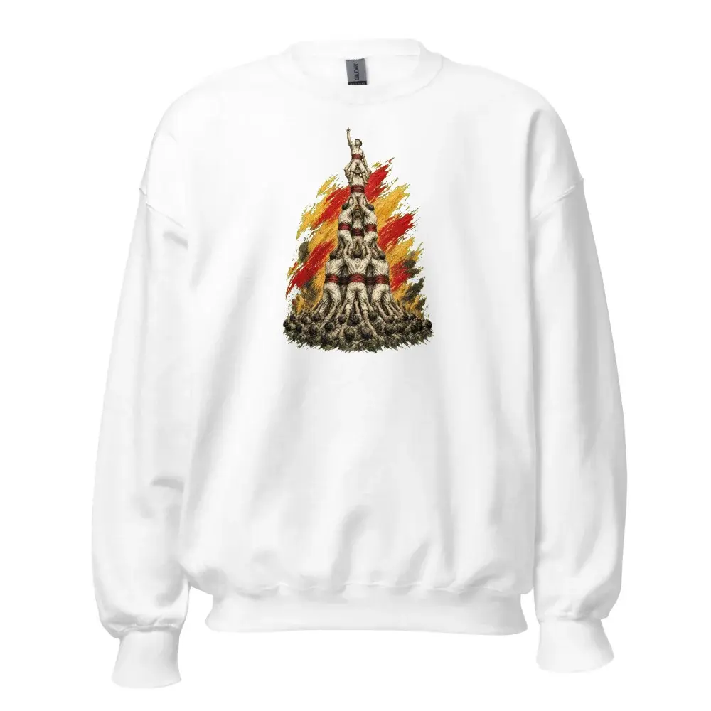 Castellers · Arte — Sudadera — White
