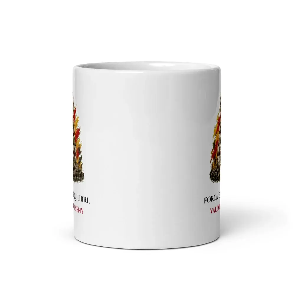 Castellers · Frase — Taza — White — Front view