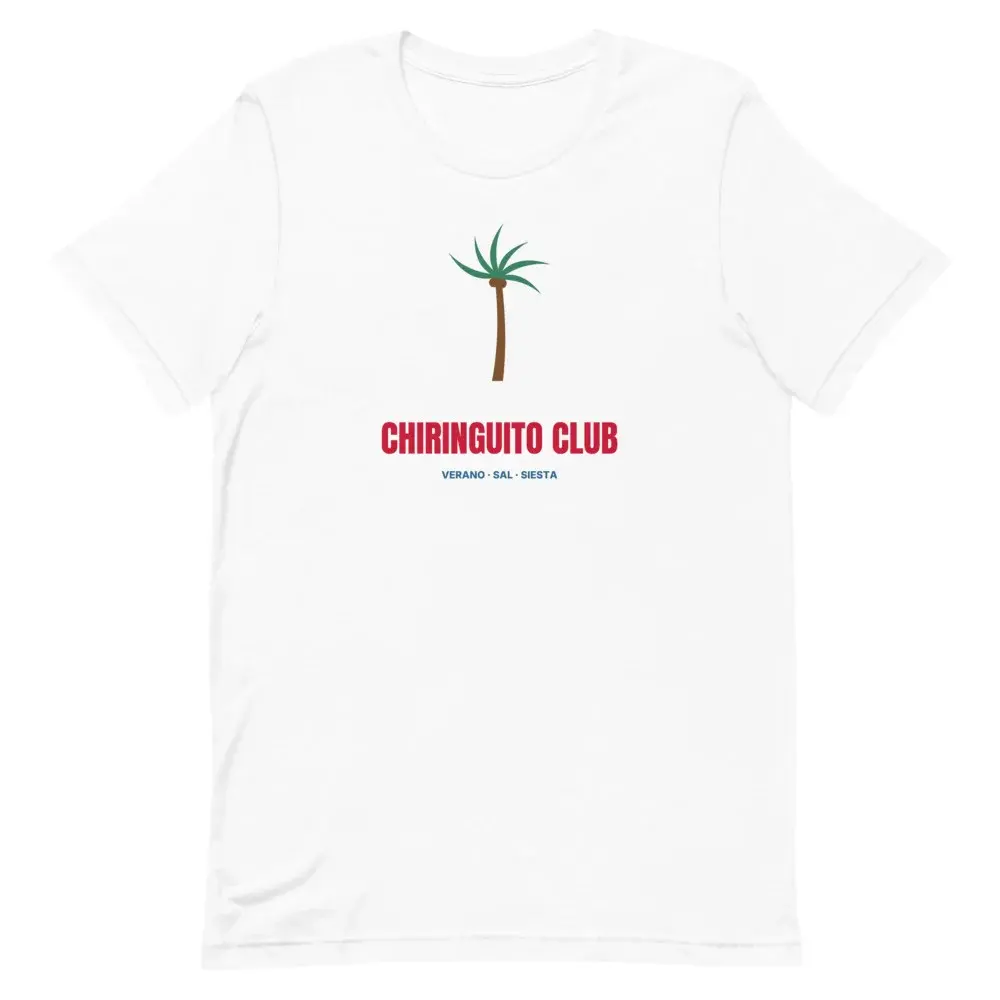 Chiringuito Club — Camiseta — White — Front