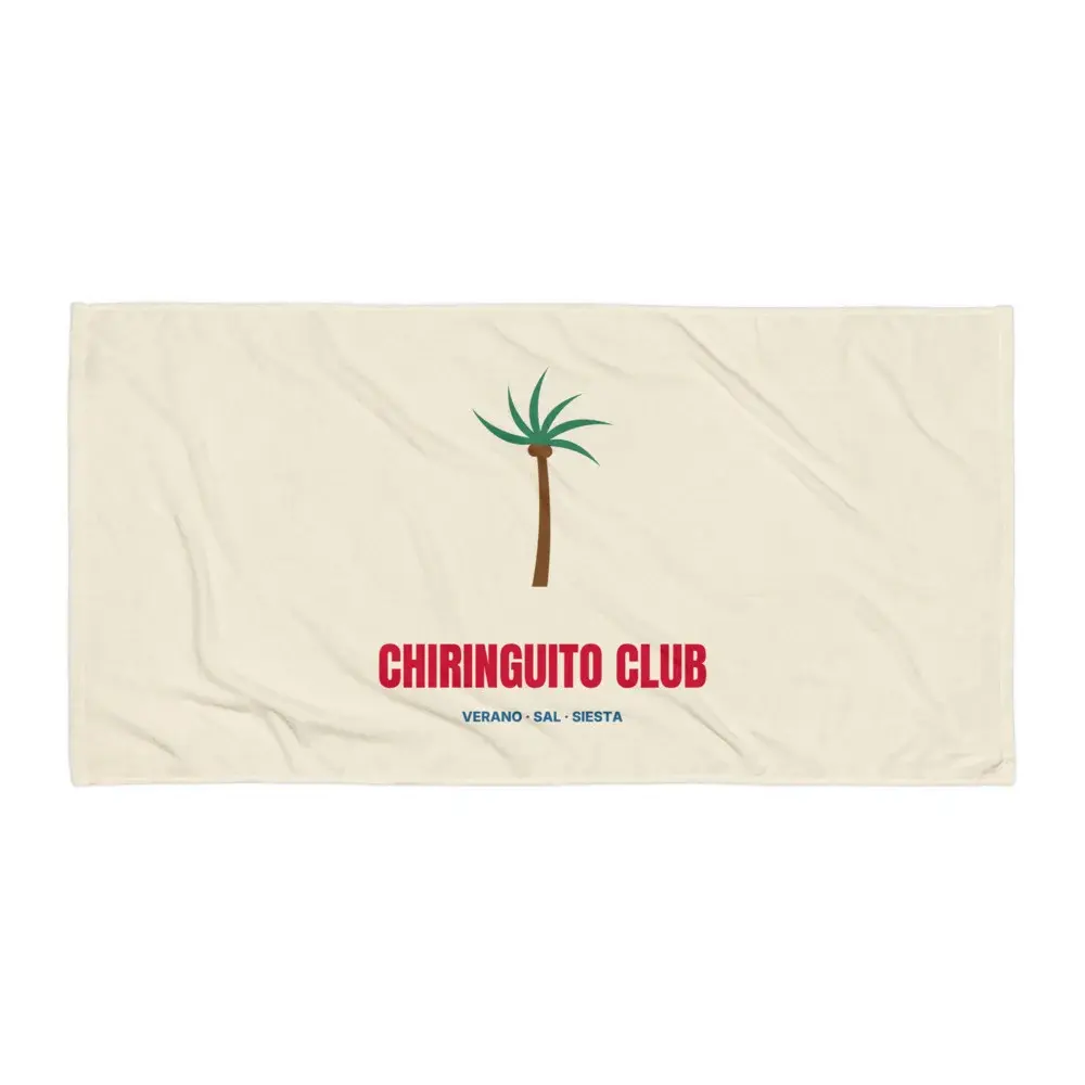 Chiringuito Club — Toalla de playa — White