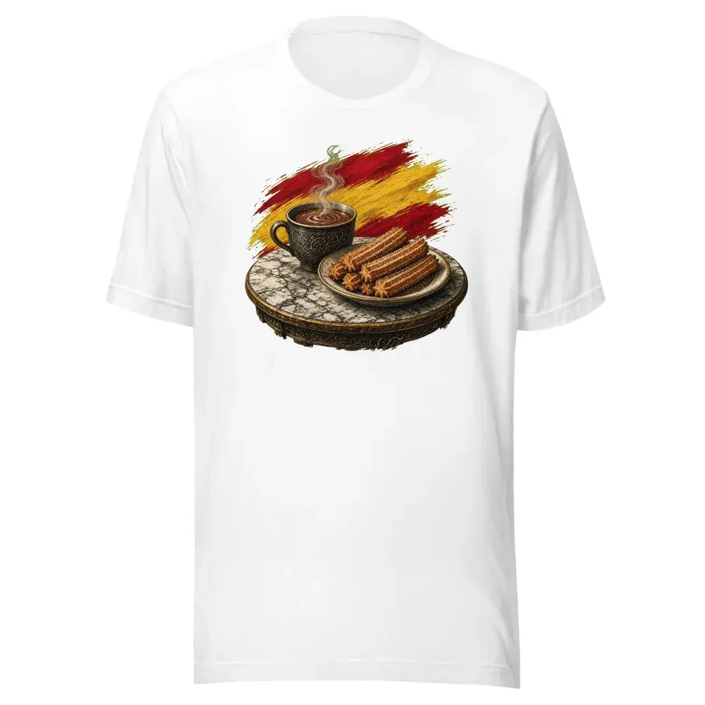 Chocolate con Churros · Arte — Camiseta — White