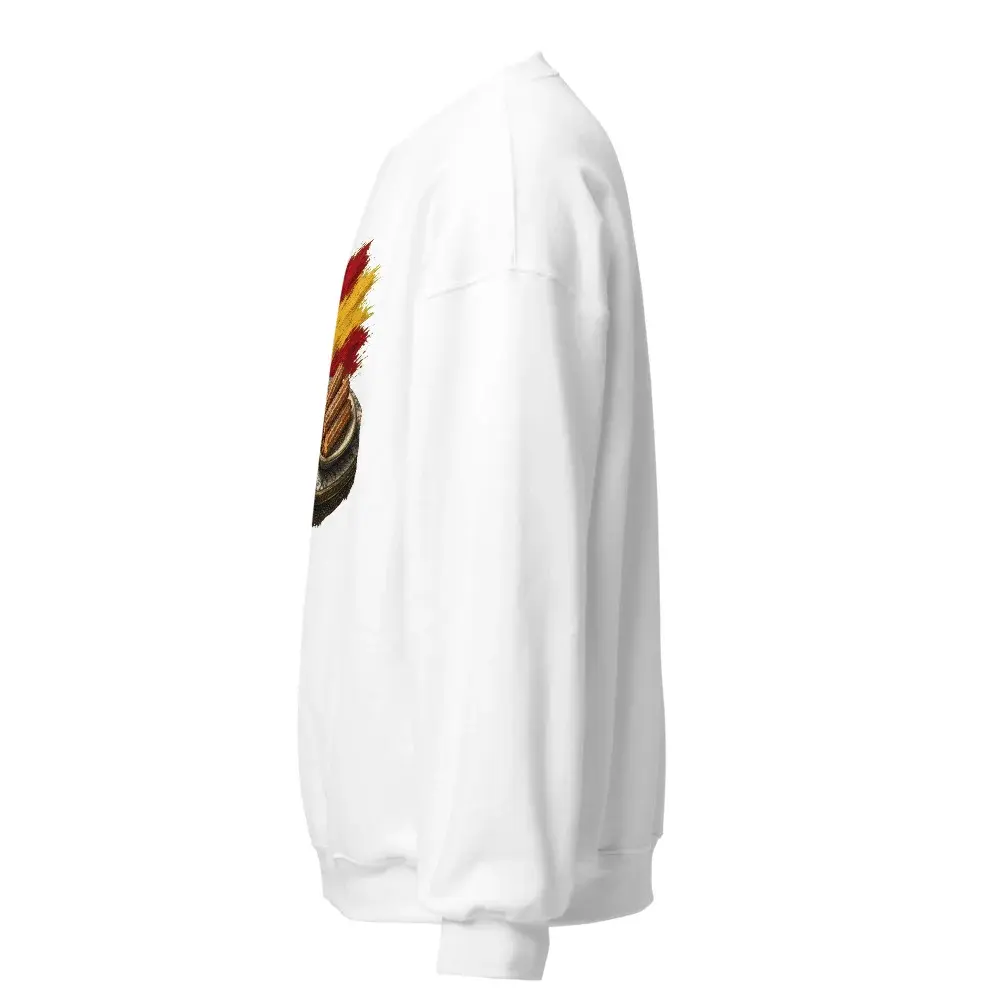Chocolate con Churros · Arte — Sudadera — White — Left
