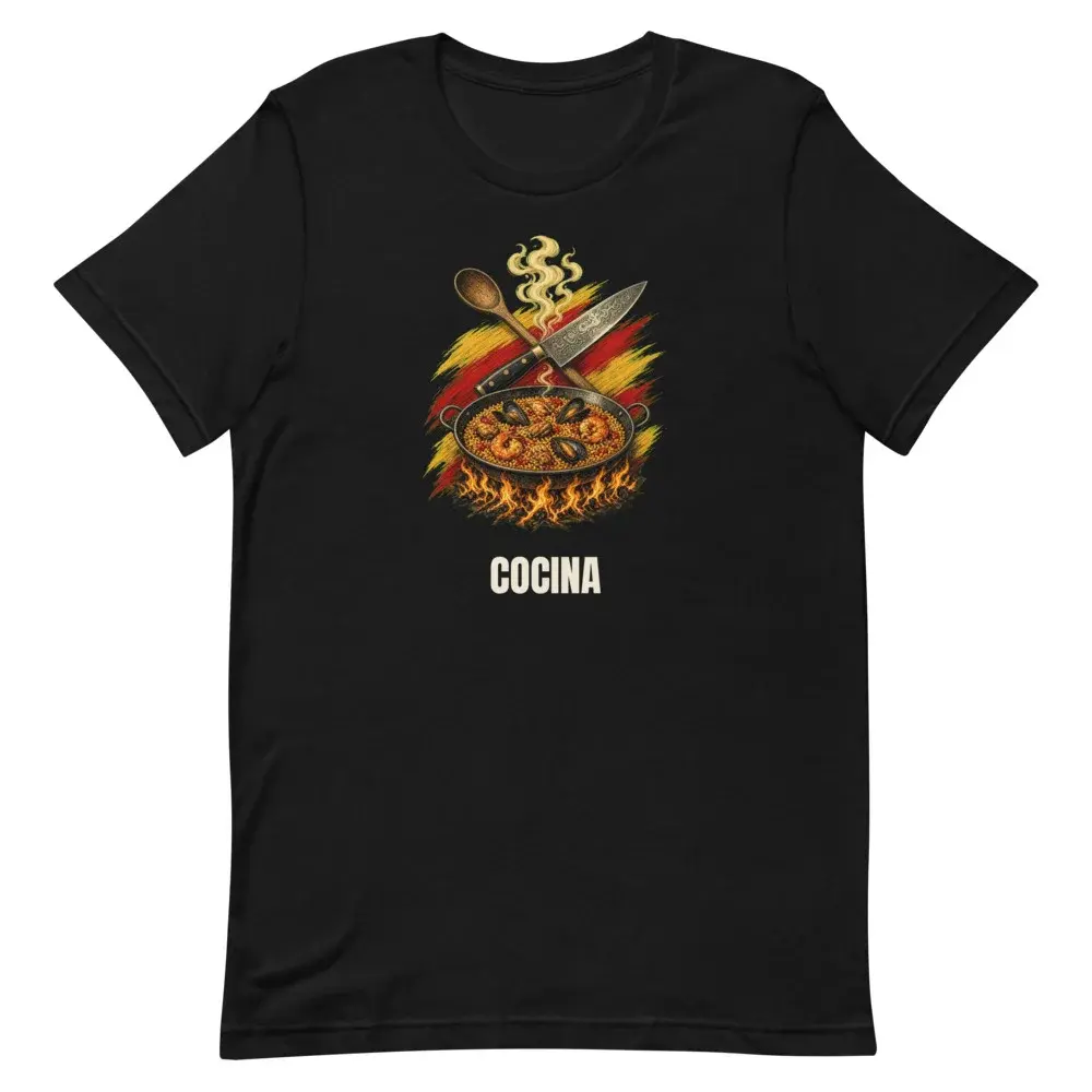 Cocina · Arte — Camiseta — Black — Front