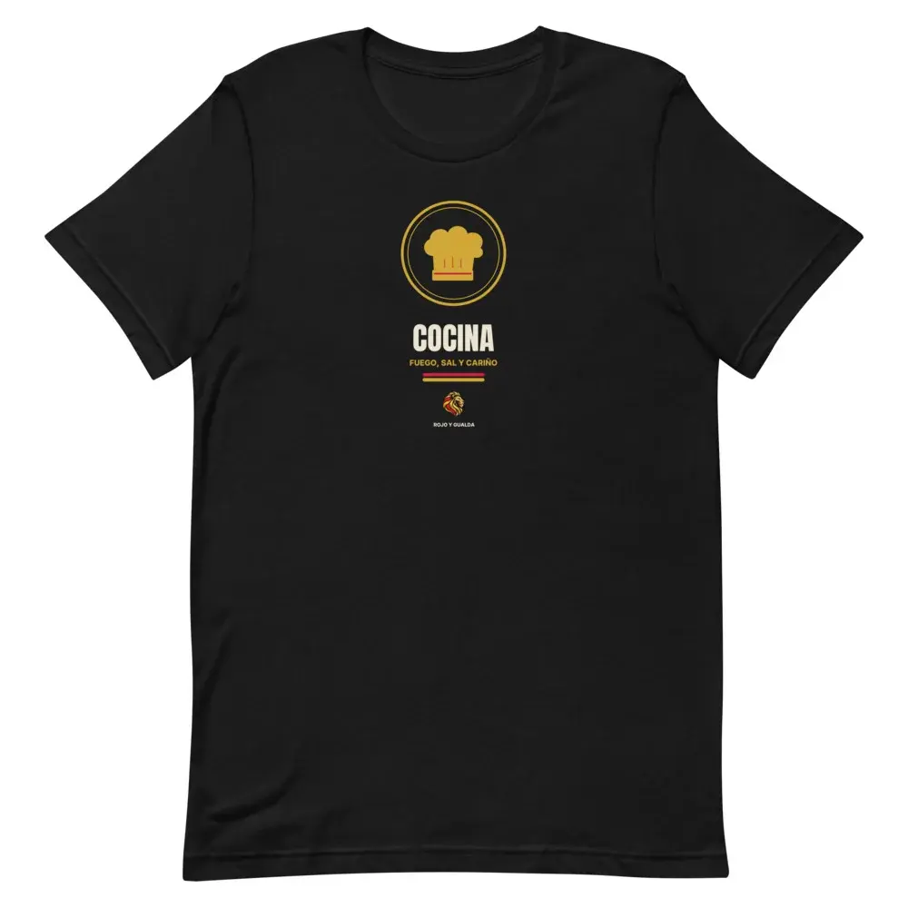 Cocina — Camiseta — Black — Front