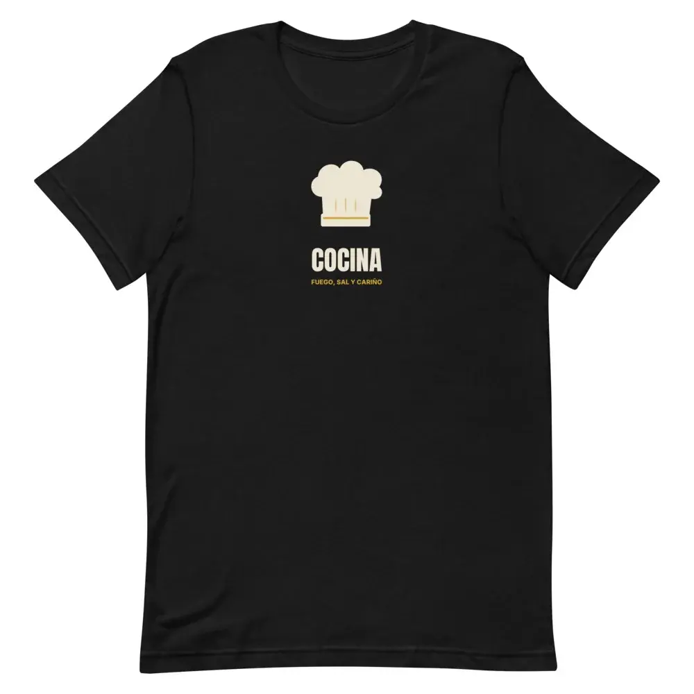Cocina Minimal — Camiseta — Black — Front