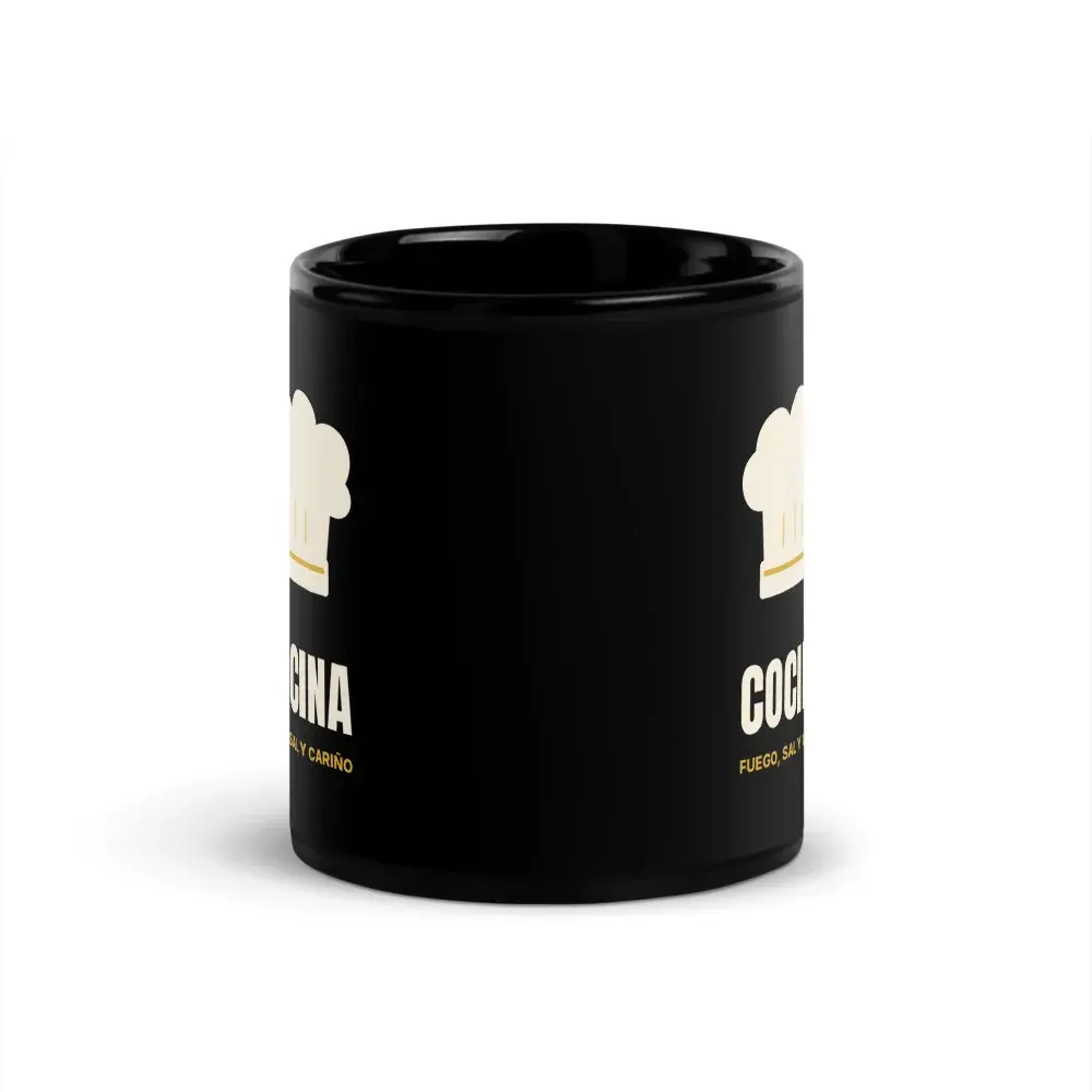 Cocina Minimal — Taza — Black — Front