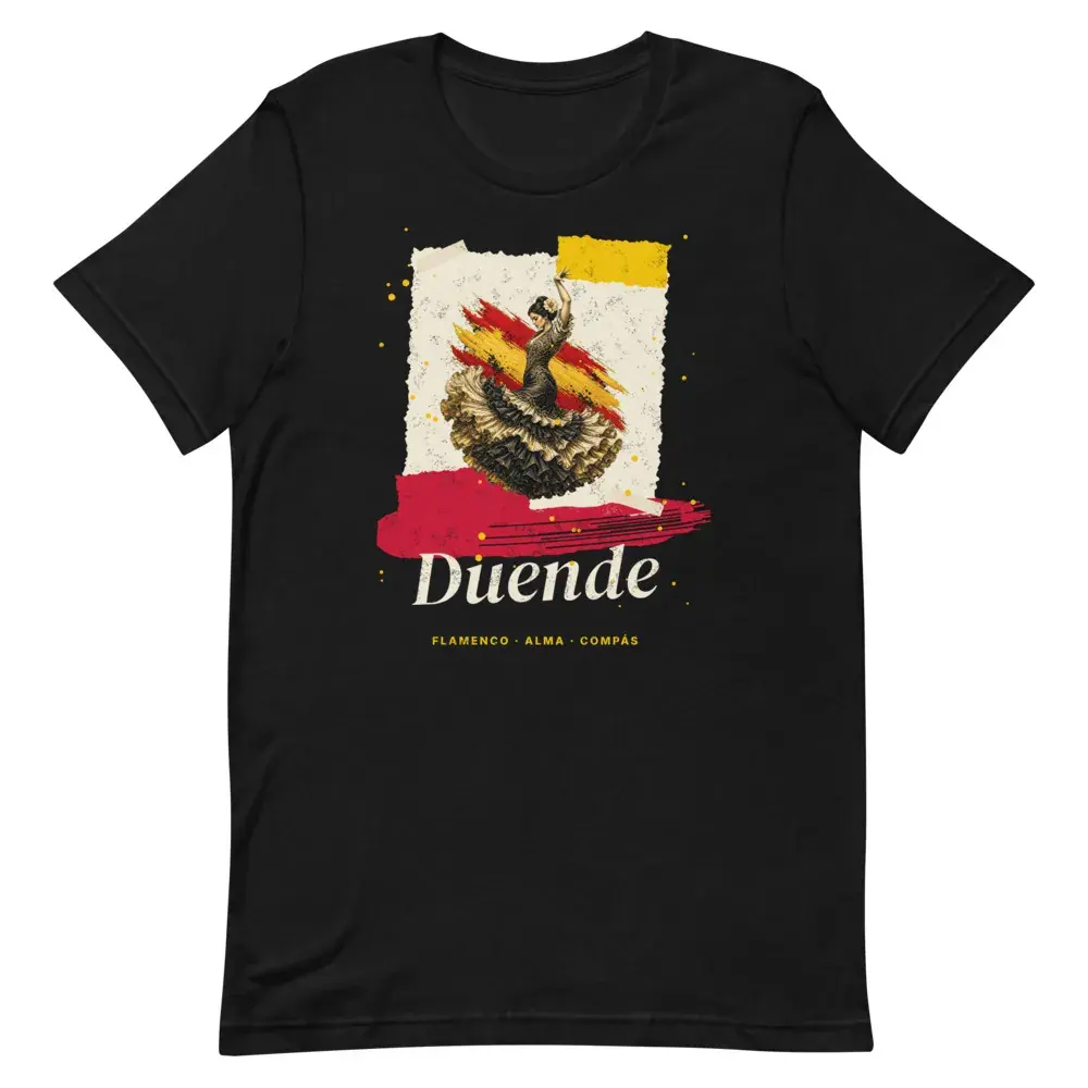 Collage · Duende — Camiseta — Black — Front
