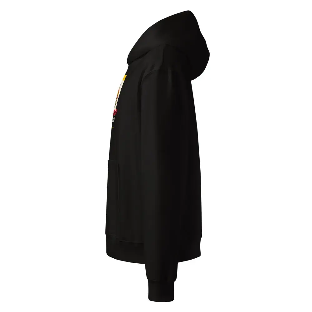 Collage · Duende — Sudadera oversize con capucha — Black — Left