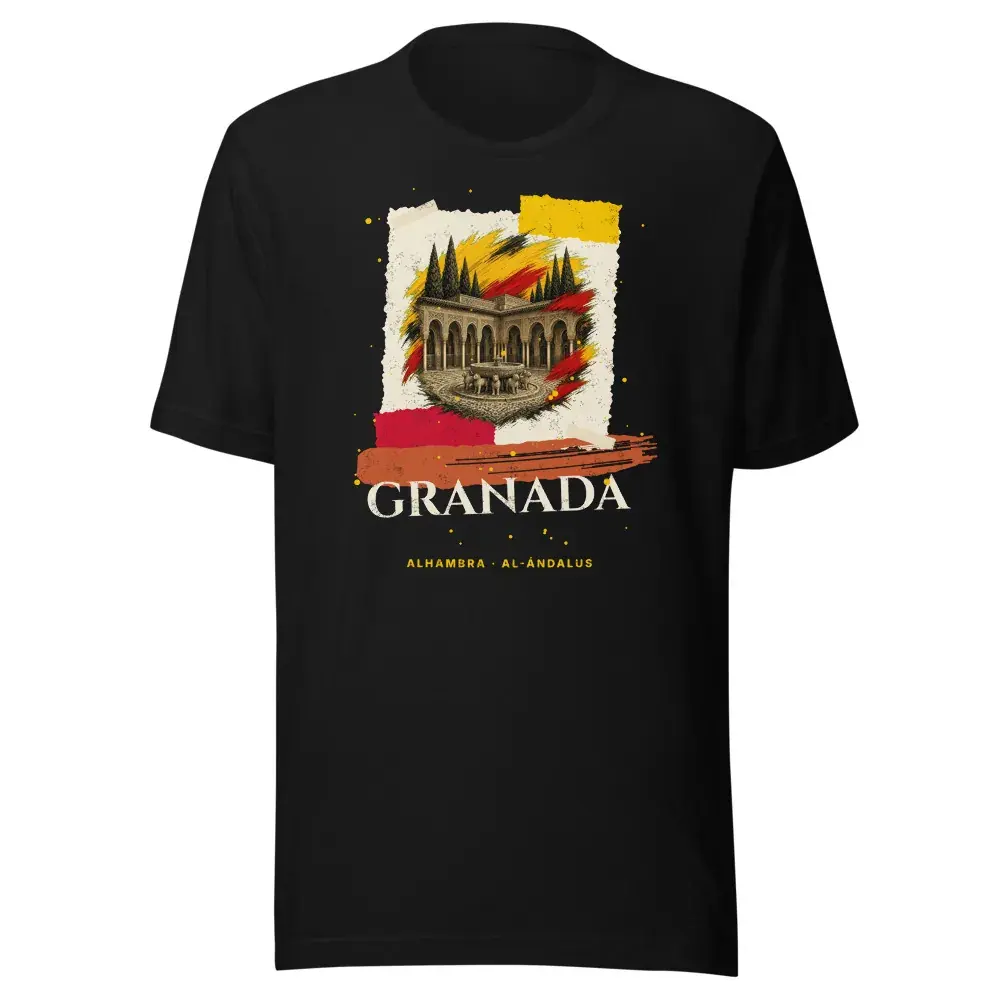 Collage · Granada — Camiseta — Black