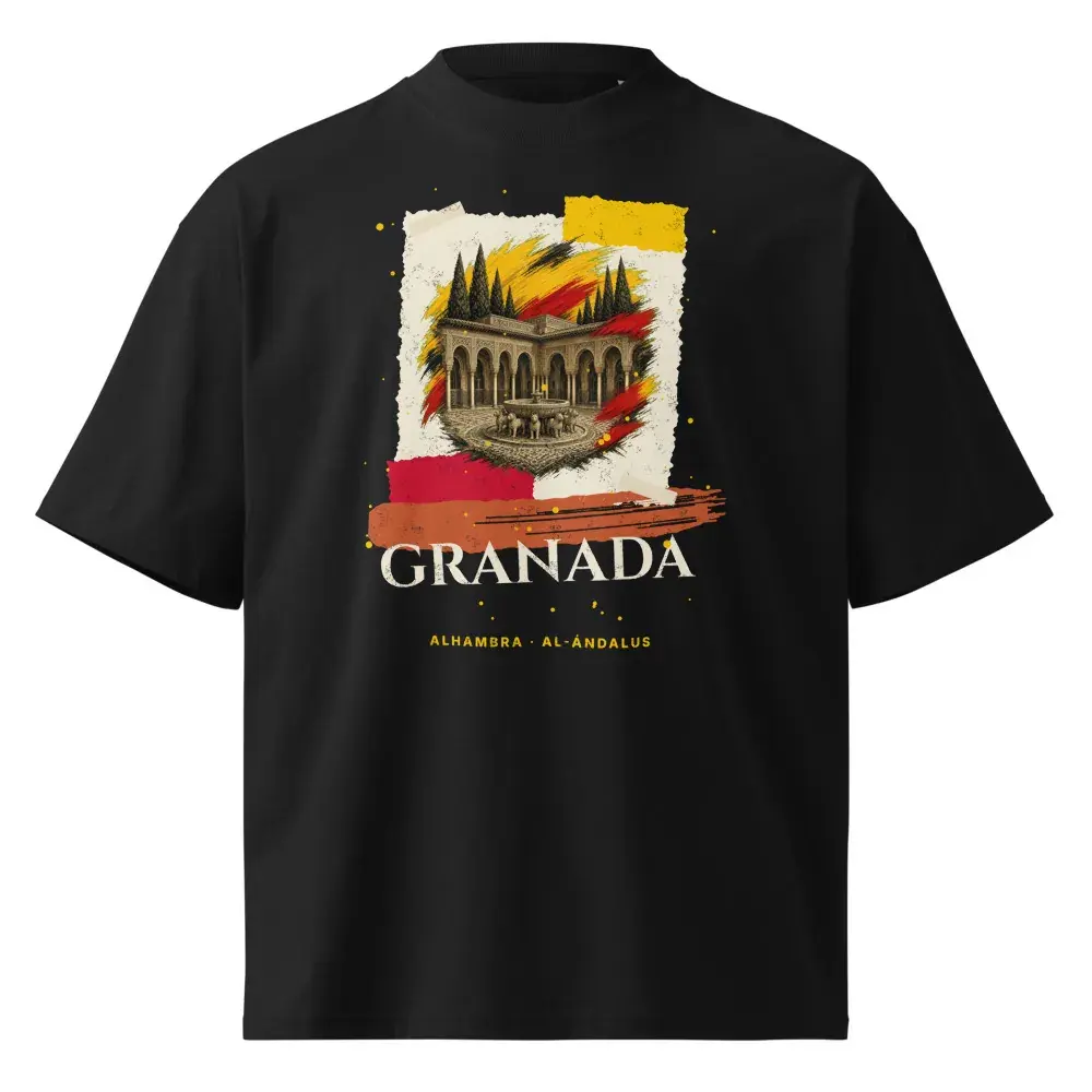 Collage · Granada — Camiseta oversize — Black