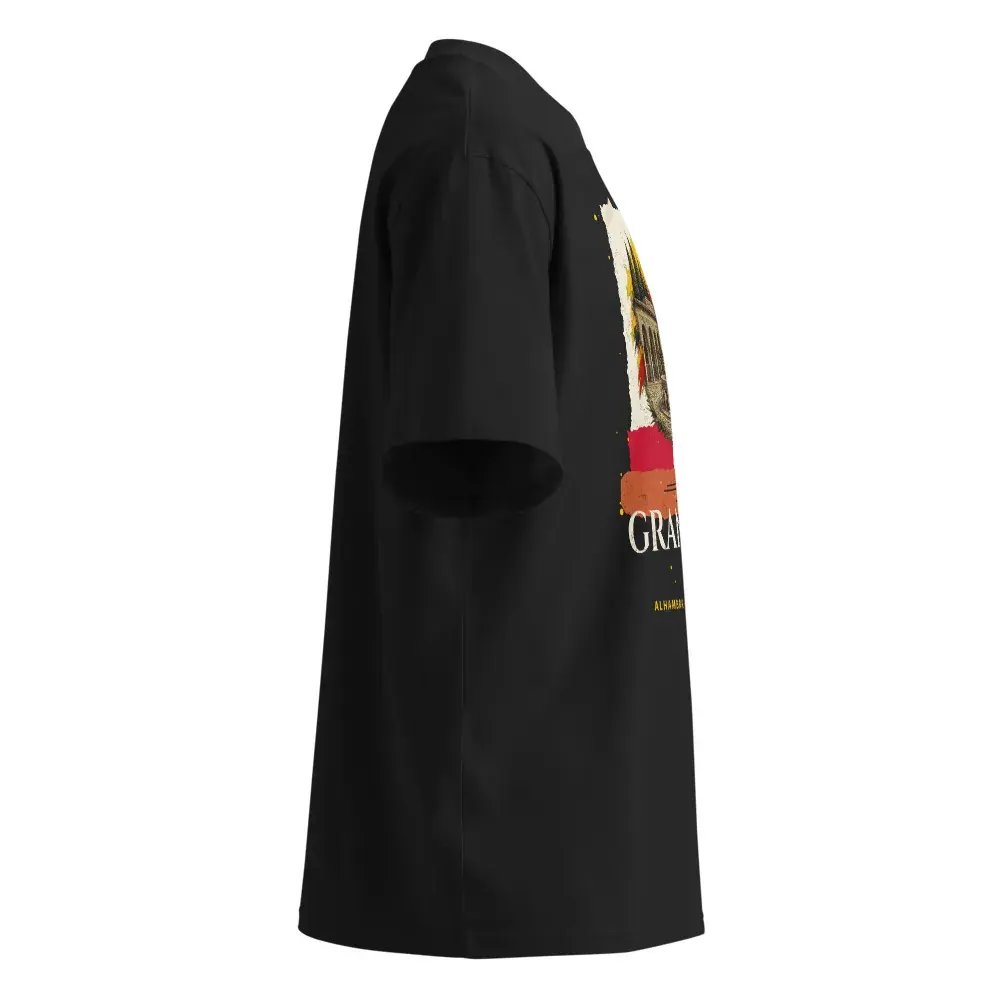 Collage · Granada — Camiseta oversize — Black — Right